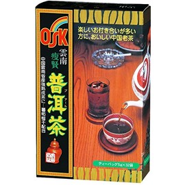 OSK Thin Puer Tea, 0.2 oz (5 g) x 32 Bags