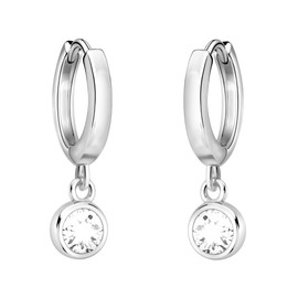 SOFIA MILANI - Women's Earrings 925 Silver with Zirconia Stones - Zirconia Earrings, Sterling Silver, Cubic Zirconia