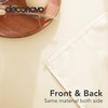Deconovo Oxford Decorative Wipeable Tablecloth Rectangle Water Resistant Tablecloth for