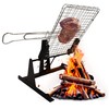Flame Master Grid Holder: Portable, Adjustable and Lightweight BBQ Grill