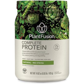 PlantFusion Complete Vegetable Pea Protein Powder, Unflavored 420g / PlantFusion 완전 식물성 완두콩 단백질파우더 무맛 420g