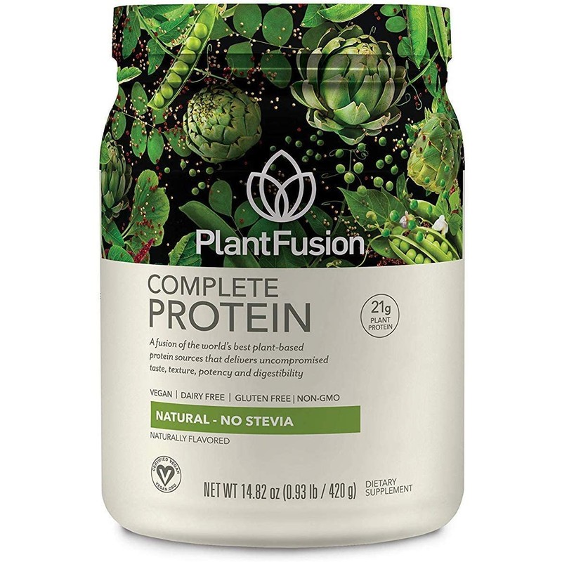 PlantFusion Complete Vegetable Pea Protein Powder, Unflavored 420g / PlantFusion