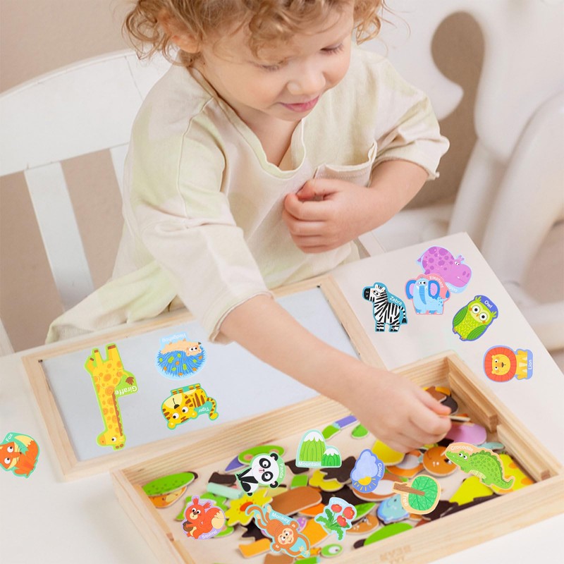 Fridge Magnets for Kids Wild Animal,Cute Vivid Animals Refrigerator Magnets