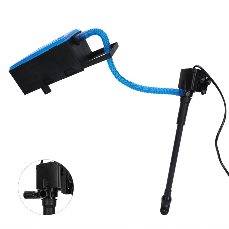 220‑240V 3 in 1 Aquarium Fish Tank Filter Oxygen Increase