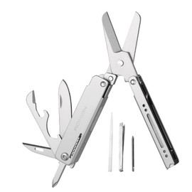 ROXON M3 13 in 1 Multi Scissors EDC with Toothpick and Tweezers Practical Small and Exquisite Tool without Bit Group