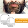 SPEACOUR 5 Piece Beard Shaper Stencil Beard Shaping Tool Beard