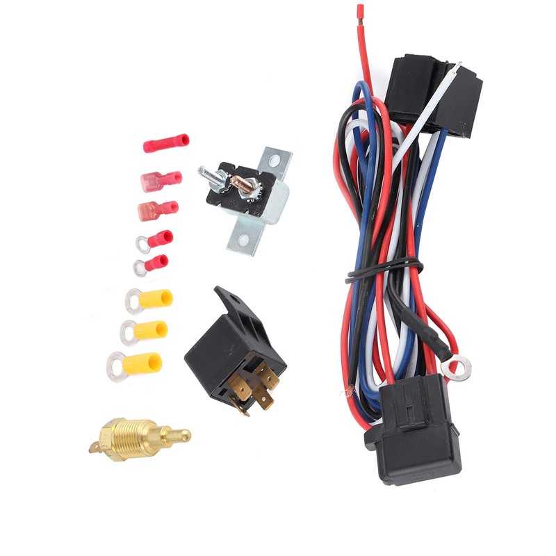Radiator Fan Relay Kit, Radiator Fan Relay Kit Thermoat Temperature