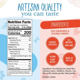 Pastabilities Fun Shaped Pasta for Kids - Music Pasta - Musical Notes Music Theme, Non-GMO Natural Wheat Pasta, All-Natural, Kosher Certified, Made in the USA, (2 Pack,14 Oz)