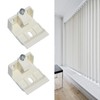 2Pcs Headrail Support Bracket Clips Venetian Blinds Load-Bearing Support Frame