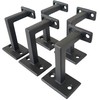 Langdoly 3-3/8" High Swivel Handrail Brackets for Staircase Stair Railing