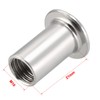 sourcing map 10pcs M10 x 21 mm Rivet Hex Socket