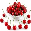 60 Fake Cherries, Red Fake Cherry Artificial Foam Fruit Decor