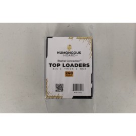 Humongous Hoard (100) Humongous Hoard 3" x 4" Premium Eternal Connection 240Pt Thick Top Loaders