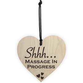 RED OCEAN Massage Progress Do Not Disturb Hanging Plaque Salon Quiet Please Gift Sign