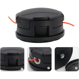 Homhelar ​String Trimmer Head SRM-225 Fit for Echo Speed Feed 400 SRM-230 SRM225 SRM-210 PAS210 Echo Weed Eater PAS211 PAS210 PAS225 PAS230 Shindaiwa T195S T220 T222 T230 T231 Straight Shaft Trimmer