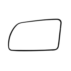 SCITOO Driver Side Mirror Glass Compatible with 2008-2013 For NISSAN ALTIMA W/O HEATED Chrome Flat Left Exterior Mirror Glass With Backing Plate RM51004-12P