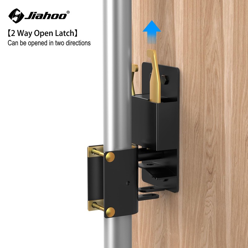 JIAHOO 2 Way Farm Gate Latch, Heavy Duty Gate Latches