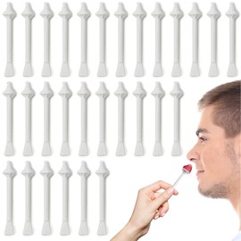 Nose Wax Sticks, Pack of 100 Nose Hair Wax Sticks, Nose Wax Sticks for Nostril Cleaning and Nose Hair Removal, Available for Men and Women, White