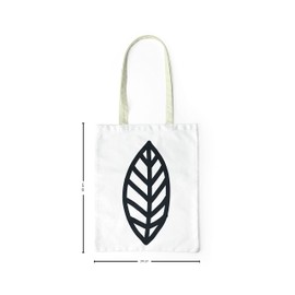 Le Jardin du Lin Printed Shopping Bag, Foldable, Fabric Bag with Two Long Handles, Size: 34 x 40 cm