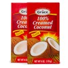 Grace Pure Creamed Coconut 6 oz - 2 pack -