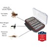 Wild Water Fly Fishing Premium Dry and Nymph Assortment, 66