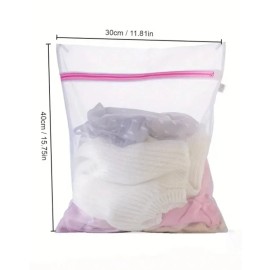 Unbranded Zipper Mesh Laundry Bag for Bras & Underwear 11.8 × 15.7 in Washing Machine Safe
