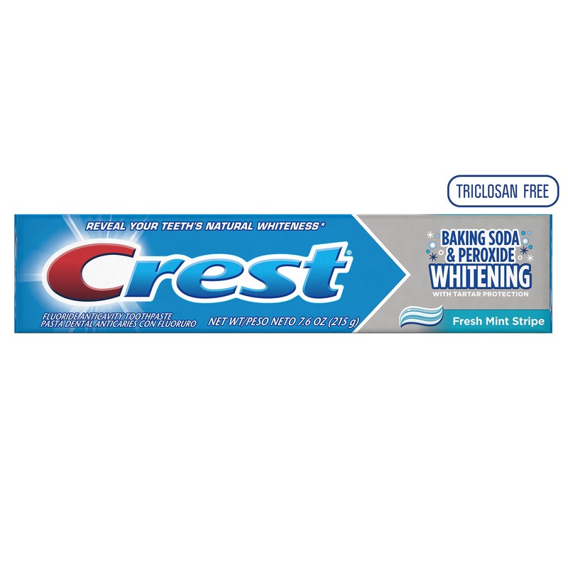 Crest Baking Soda & Peroxide Whitening with Tartar Protection Toothpaste,
