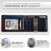 Suavell Slim Wallets for Men. Minimalist Bifold Wallet With Money