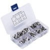 50pcs M3-M8 Stainless Steel Wing Nut Butterfly Nuts Kits for