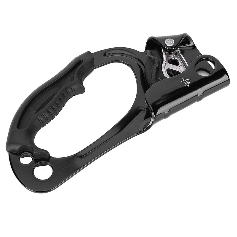 Outdoor Mountaineering Climbing Left Hand Rappelling Gear Equipment Rope Clamp