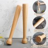 Fermentation Masher, Wooden Traditional Professional Potato Masher Kitchen Heavy Duty