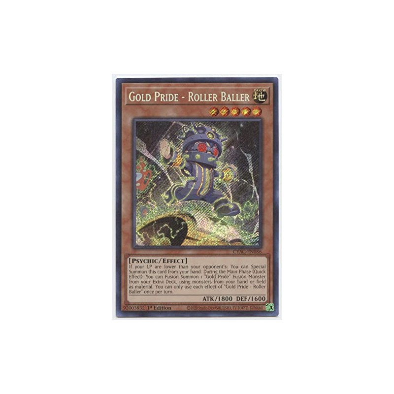 Gold Pride - Roller Baller - CYAC-EN086 - Secret Rare