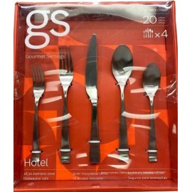 Gourmet Settings Hotel 20-piece Flatware Set New