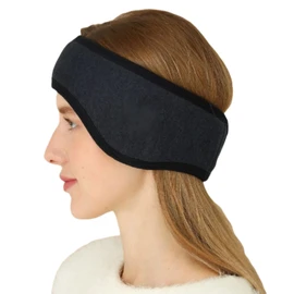 Saluaqui Soundproof Sleep Ear, Noise Reduction Sleeping Ear Wrap Ear Adjustable Breathable Warm for Men Women (Black)