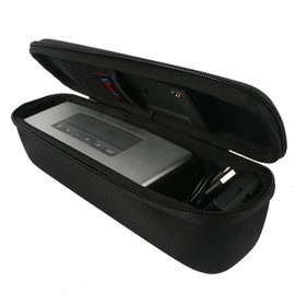 Khanka Hart Tasche Case Für Bose Soundlink Mini 2 / Für II Bluetooth Portabel Wireless Lautsprecher Speaker,passt für USB-Ladegerät und Kabel Etui Schutzhülle.