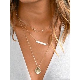 Layered Necklace for Women Gold Jewelry for Women Cross Necklace Choker Necklaces Womens Summer Dresses Trendy 2025