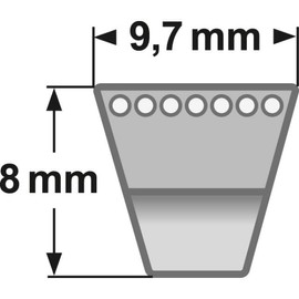 Optibelt XPZ-800 XEP Super XE-POWER PRO Maintenance-free Drive Belt