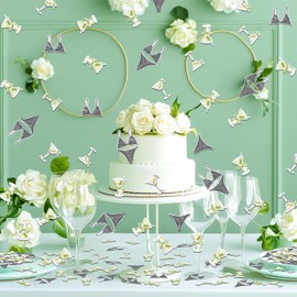 200Pcs Bikinis and Martinis Bachelorette Confetti, Martini Theme Table Decoration Green Black Bikinis Martini Table Scatters for Martini Bar Tropical Beach Theme Bachelorette Party Supplies