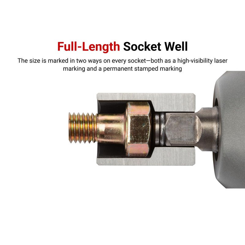 TEKTON 1/2 Inch Drive x 27 mm 6-Point Impact Socket