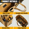 16OZ Waxed Canvas Tool Tote Bag | Large-Capacity Tool Storage
