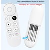 New Voice Remote Control for Google Chromecast 4K Snow HDTV,