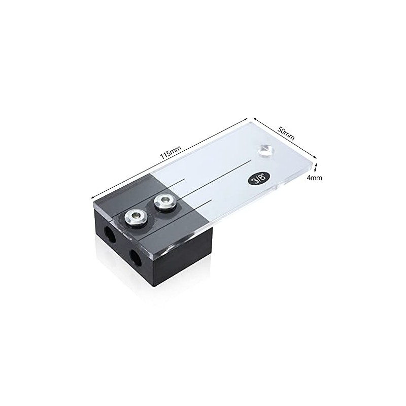 Namvo 1/4" Dowel Drilling Guide Jig Straight Pocket Hole Dowelling