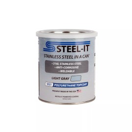 STEEL-IT 1051Q Stainless Steel Polyurethane Coating - Light Gray - 1 Quart