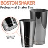 Stainless Steel Cocktail Shaker 2 Piece 18oz Unweighted & 28oz