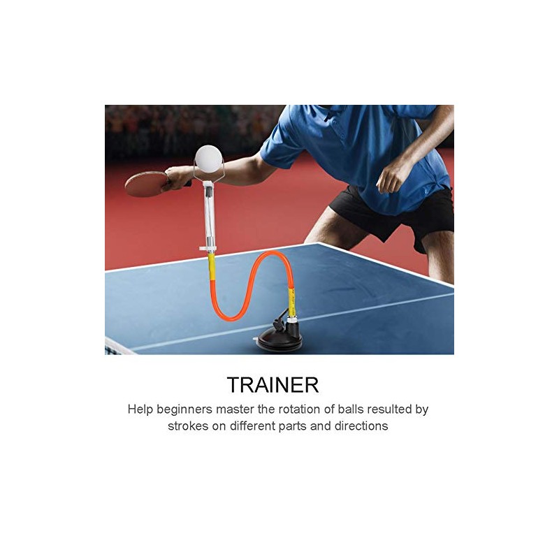 Table Tennis Trainer, Training Robot PVC Adjustable Rapid Rebound Ping