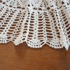 USTIDE Handmade Crochet Tablecloth 100% Cotton Soft Table Cloth Romantic