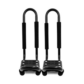 DOHUSPLE Kayak Roof Rack for 2 Kayaks Carrier, Kayak J Bar Hooks Roof Mount Racks for Universal Cars, SUV, Truck, Set of 4 Racks