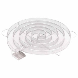 vidaXL Cold Smoke Generator, Round Cold Smoke Generator with Handles, Cold Smoke Generator for Grills Smoker Oven, Smoke Generator Smoking Snail, 33.5 cm Stainless Steel