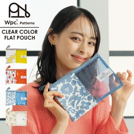 [2025] Wpc. Patterns Clear Color Flat Pouch Merry Flower Off W149-372-204