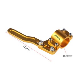 Turn Signal Lever Position Up Kit, Angle Adjustable, 0.7 - 1.1 inches (18 - 28 mm), For Steering, Turn Signal Extension Stay, Gold